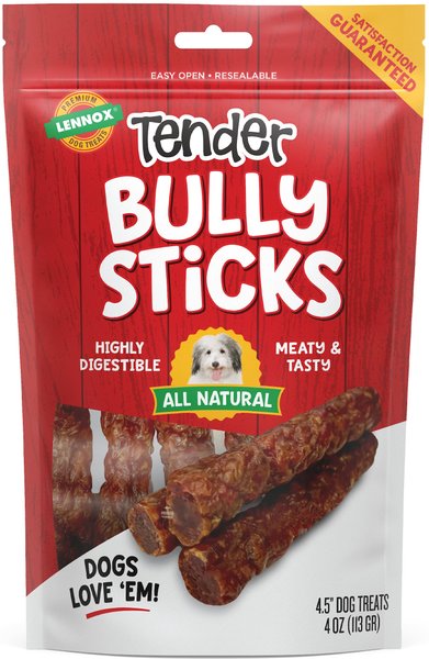 Lennox Tender 4.5-inch Bully Sticks Dog Treats