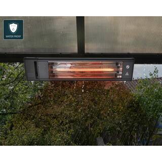 CANOPIA by PALRAM Electric IP65 Outdoor Carbon Fiber Heater with WallCeiling Mount 705779