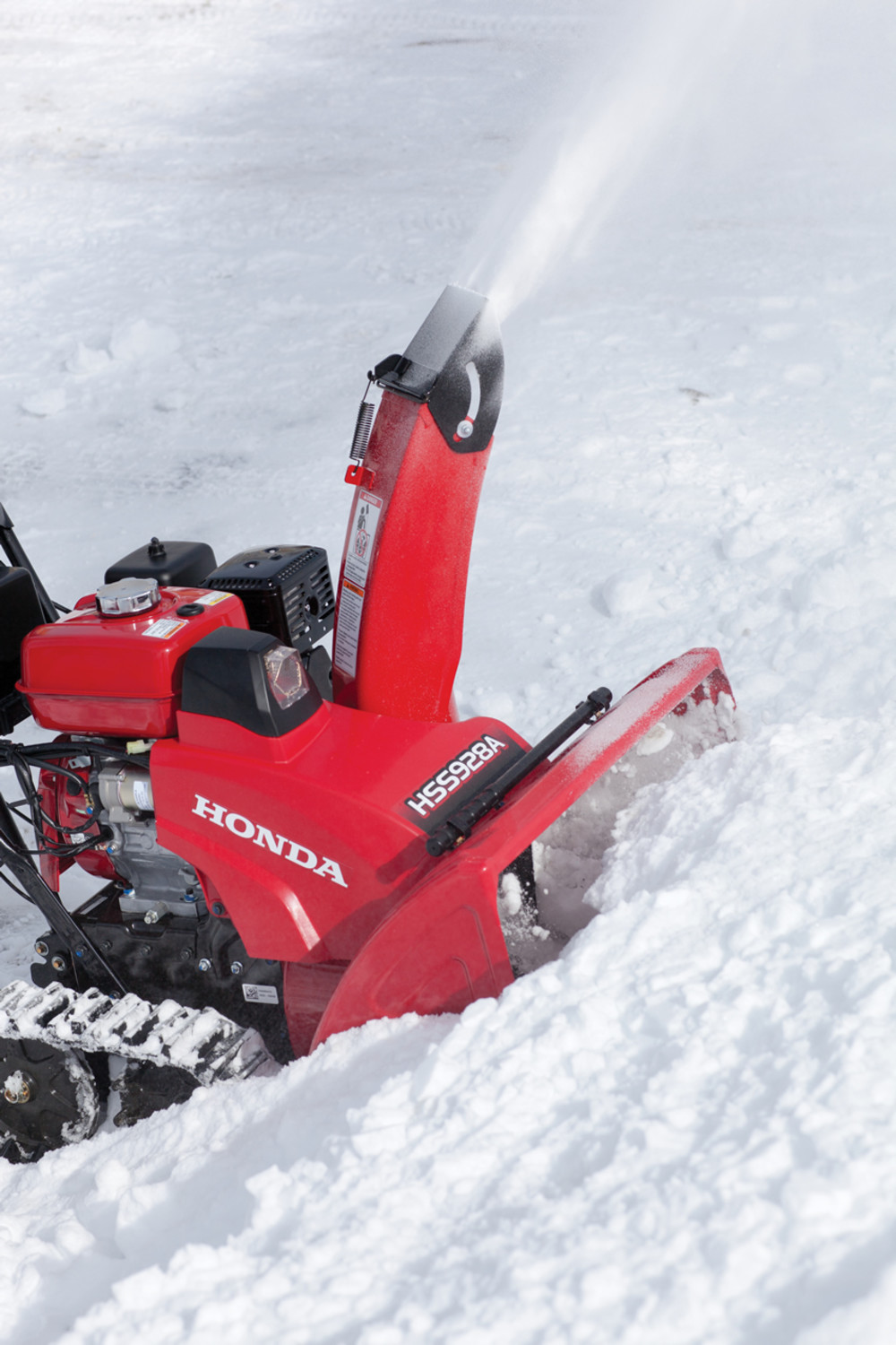 9HP 28In Two Stage Track Drive Snow Blower ;