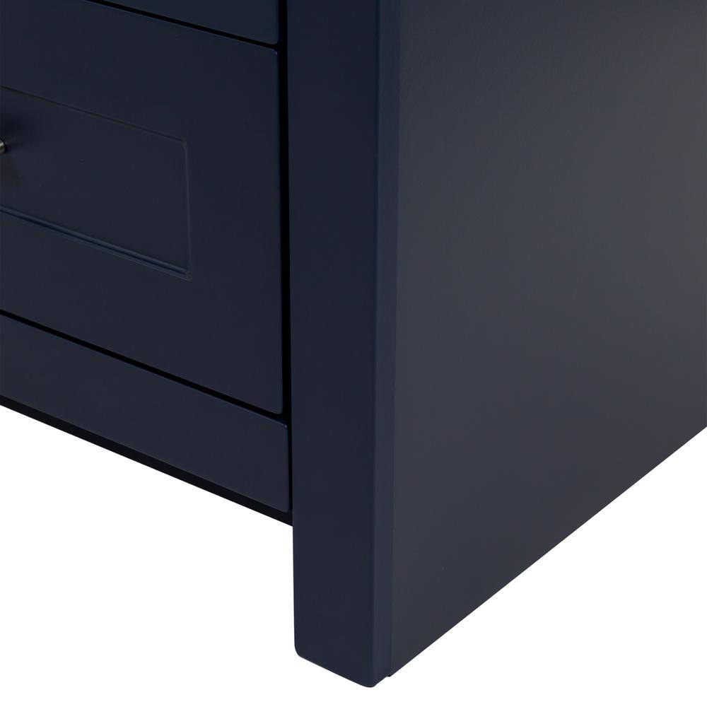 Home Decorators Collection Craye 60 in. W x 21.6 in. D x 34 in. H Bath Vanity Cabinet without Top in Deep Blue CY60-DB