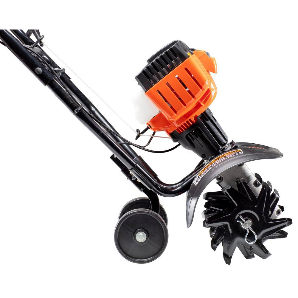 BLACK+DECKER 9 in. W 25 cc 2-Cycle Gas Forward Rotating Garden Cultivator BXGCU225