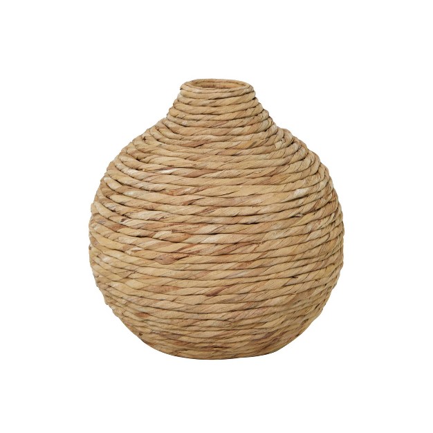 The Novogratz Seagrass Handmade Woven Vase Brown Olivia amp May