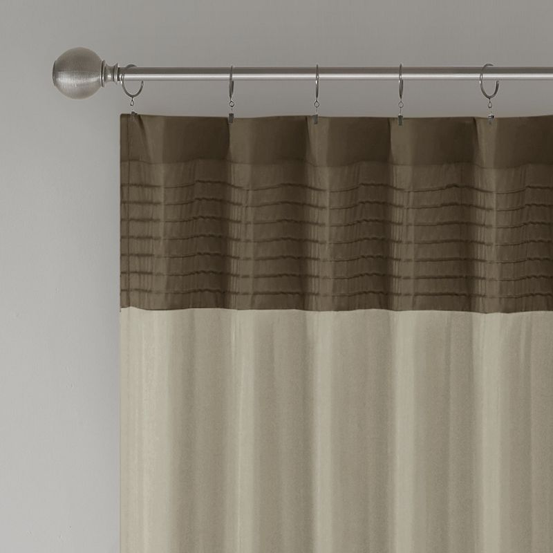 Madison Park Eastridge Light Filtering 1-Panel Rod Pocket Window Curtain - 50'' x 84''