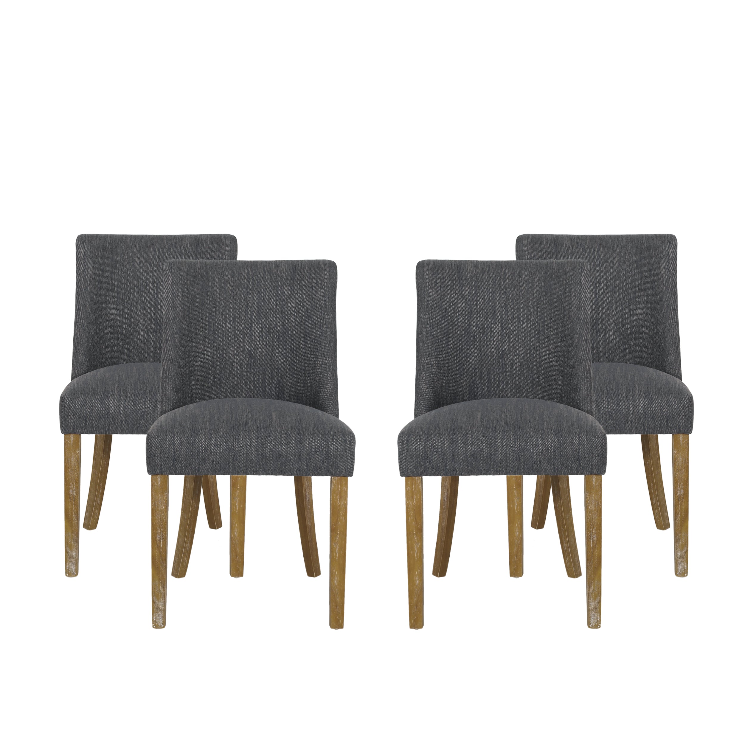 Gladwin Contemporary Fabric Dining Chairs, Set of 4