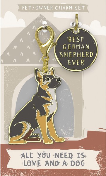 Primitives By Kathy German Shepherd Charm， 2 count