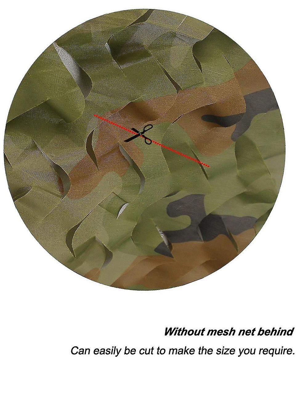 Roll Camo Netting For Hunting Military Decoration Sunshade， 1.5m X 10m(4.9ft X32.8ft)