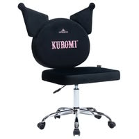 Kuromi™ Swivel Vanity Chair-IVFC-KU231-BLK