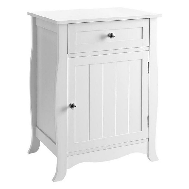 BreeBe Nightstand with Storage Cabinet