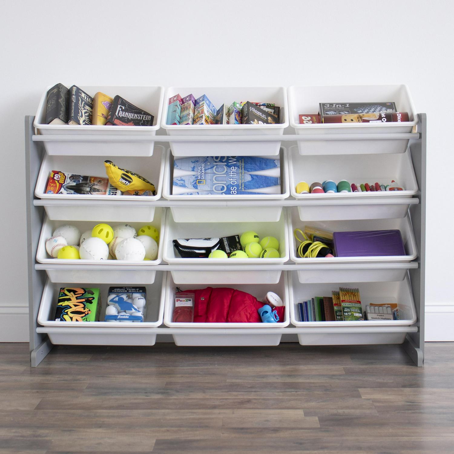 Humble Crew Toy Storage Organizer with 12 SuperSized Storage Bins