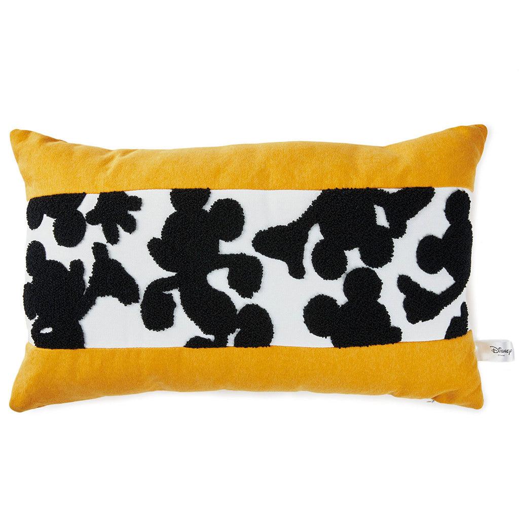 Hallmark  Disney Mickey Mouse Silhouettes Lumbar Throw Pillow, 18x9