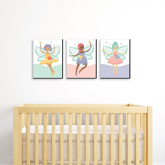 Big Dot Of Happiness Let x27 s Be Fairies Fairy Garden Nursery Wall Art And Kids Room Decor 7 5 X 10 Inches Set Of 3 Prints