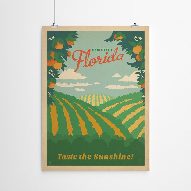 Americanflat Vintage Botanical Asa Florida By Anderson Design Group Poster