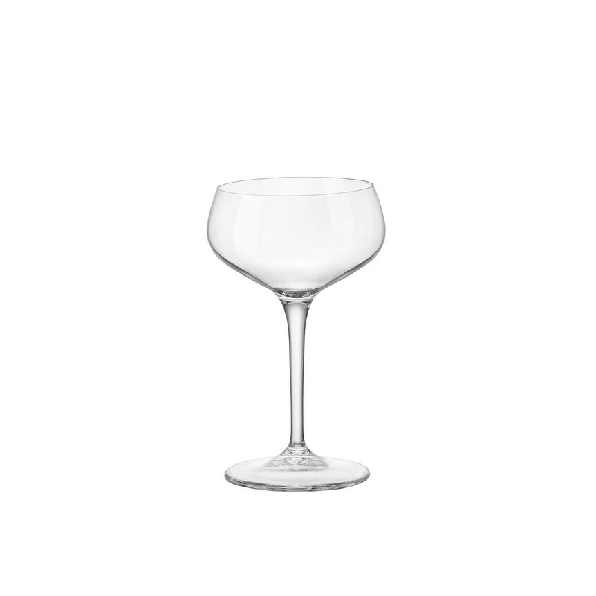 Bormioli Rocco Novecento Stemware Cocktail Coupe Set of 4   8.5 oz