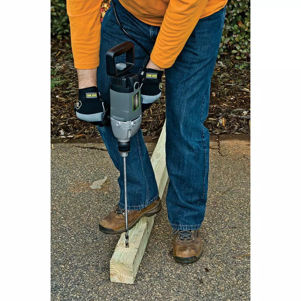 Genesis 120-Volt 1/2 in. Variable Speed Spade Handle Electric Drill with Lock-On Button and Auxiliary/Spade Handles and#8211; XDC Depot