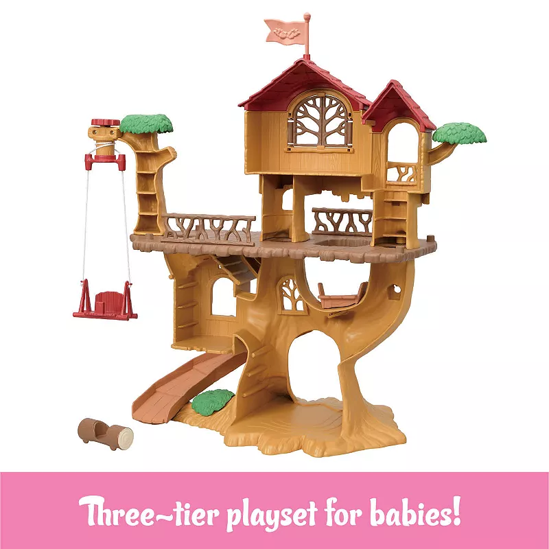 Calico Critters Adventure Treehouse Gift Set Dollhouse Playset with Figure and Accessories