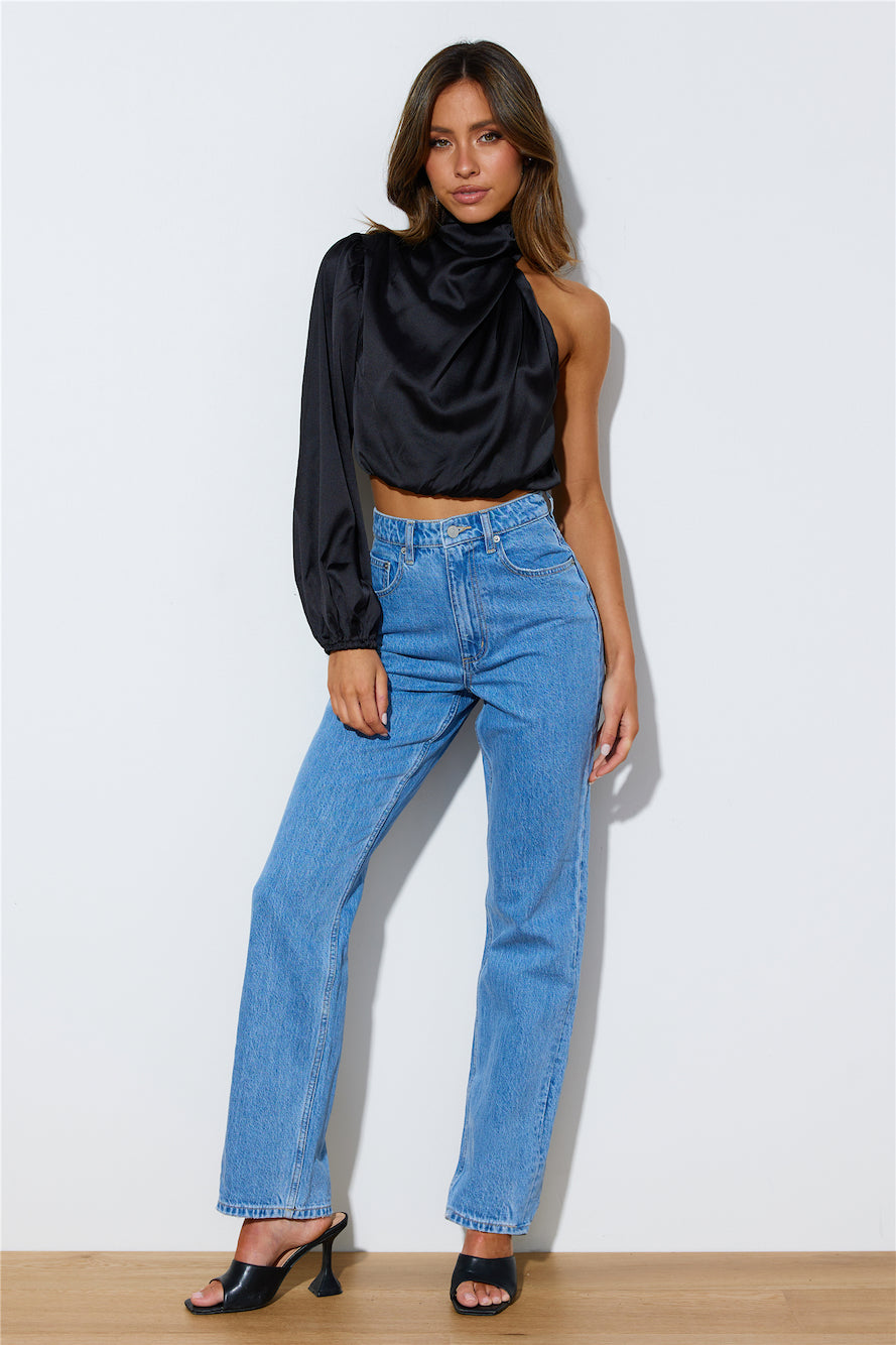 Deborah Crop Black