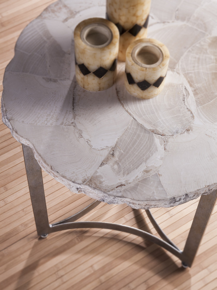 Tate Spot Table   Beach Style   Side Tables And End Tables   by Lexington Home Brands  Houzz