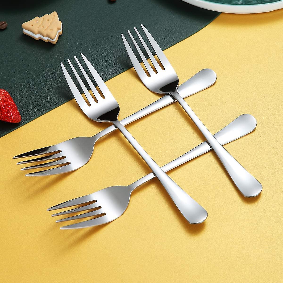 Serving Forks 4 Pieces， Serving Fork Cold Meat Fork Stainless Steel Serving Utensils， Serving Set Packing Of 4