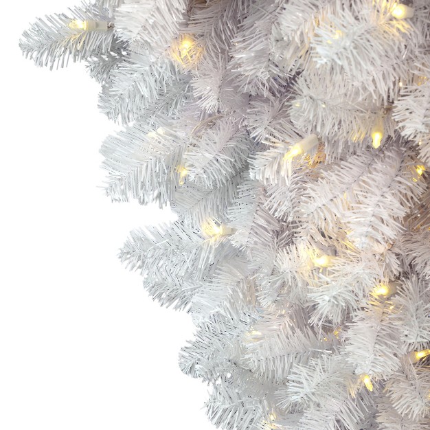 White Upside Down Artificial Christmas Tree