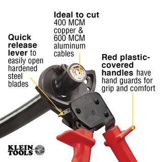 Klein Tools 10-14 in. Ratcheting Cable Cutter 63060