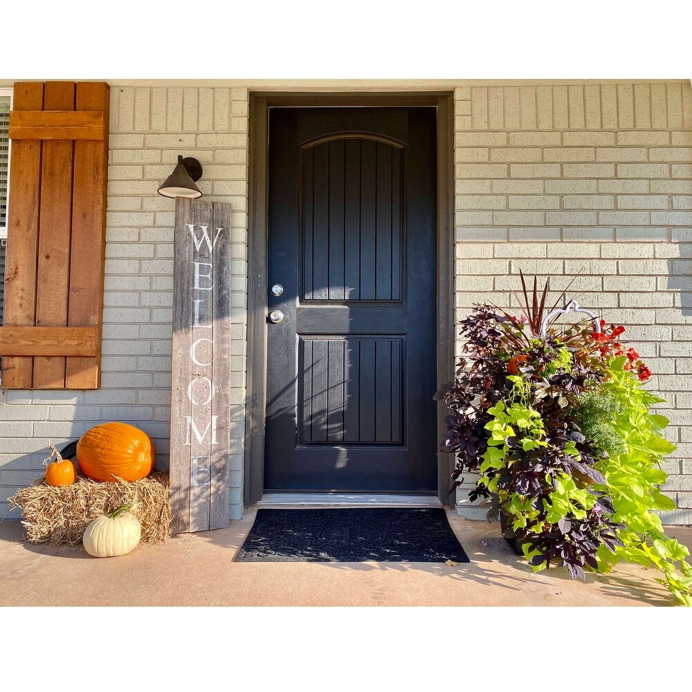 Rustic Farmhouse 5ft Vertical Front Porch Welcome Sign