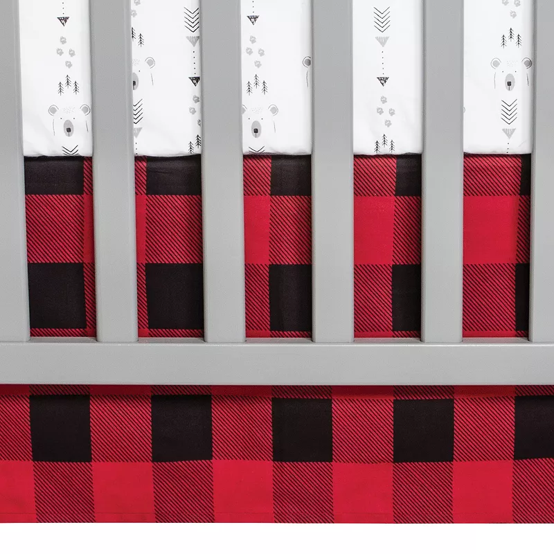 Trend Lab Peak-a-Bear 3 Piece Crib Bedding Set