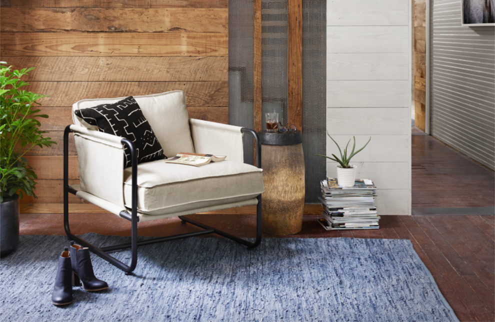 Irina Chair   Industrial   Armchairs And Accent Chairs   by Marco Polo Imports  Houzz