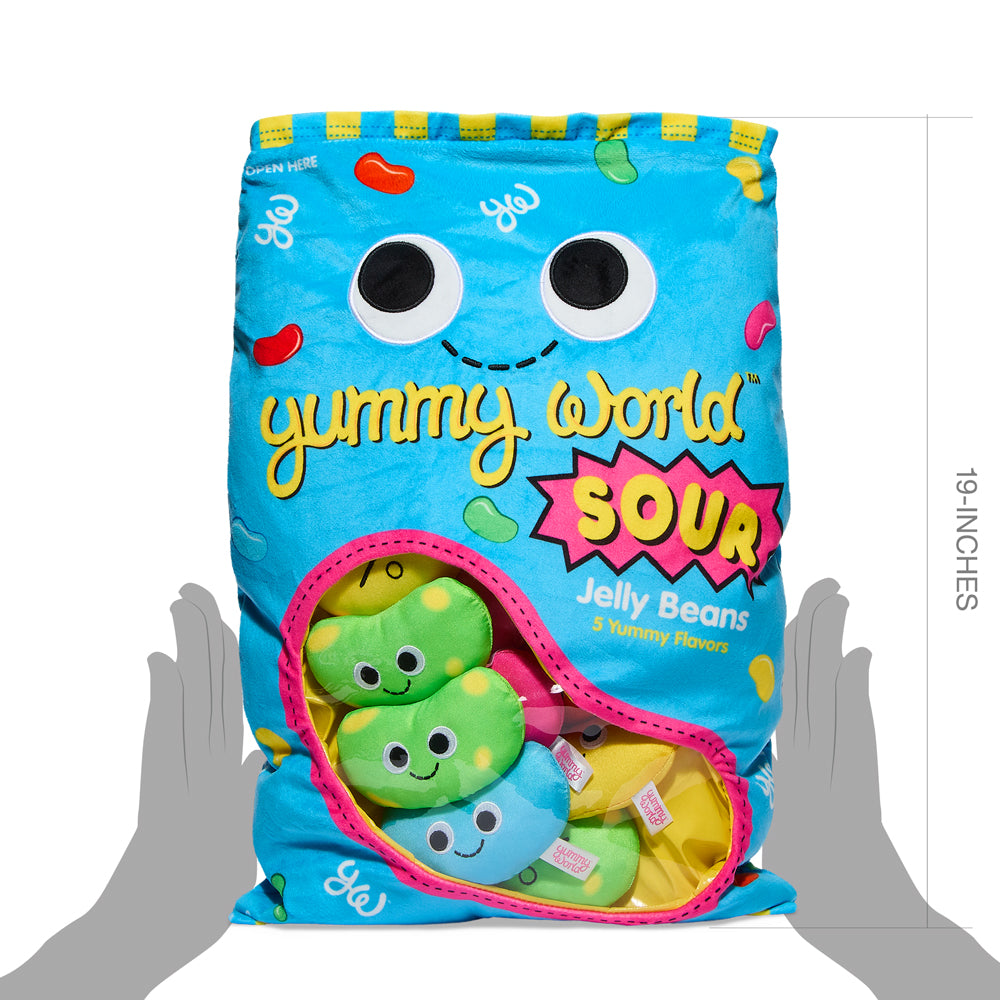 Yummy World Sour Jelly Beans XL Interactive Plush