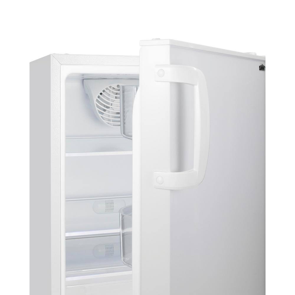 Summit Appliance 20 in. 3.53 cu. ft. Mini Refrigerator without Freezer in White ADA Compliant ALR46W