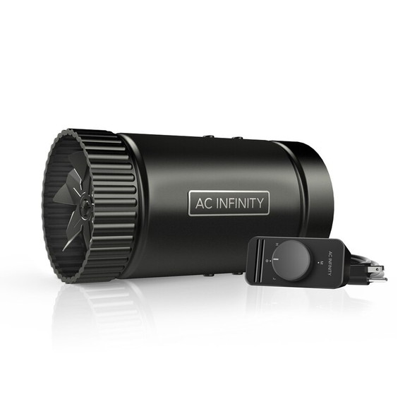 AC Infinity RAXIAL S4  Inline Booster Duct Fan wit...