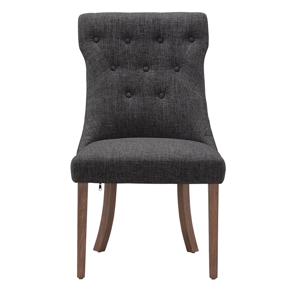 Voyager Button tufted Dining Chairs (Set of 2) by iNSPIRE Q Artisan