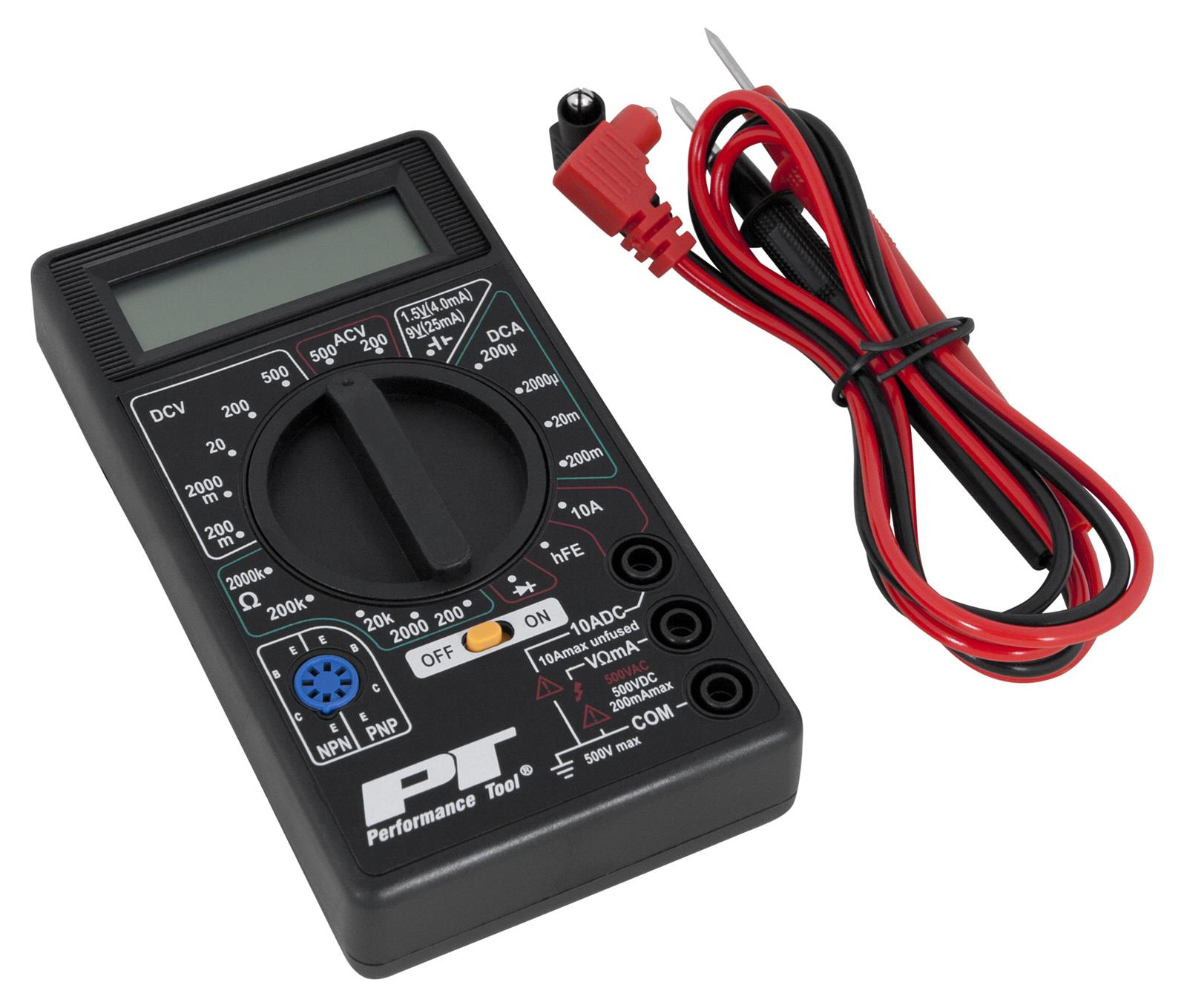 Performance Tool W2974 Performance Tool Digital Multi-Testers