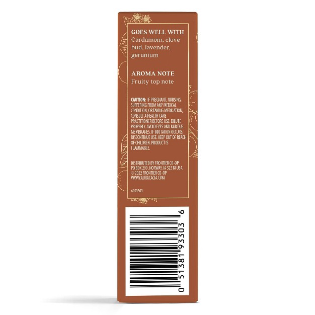 Sweet Orange Essential Oil Single Aura Cacia