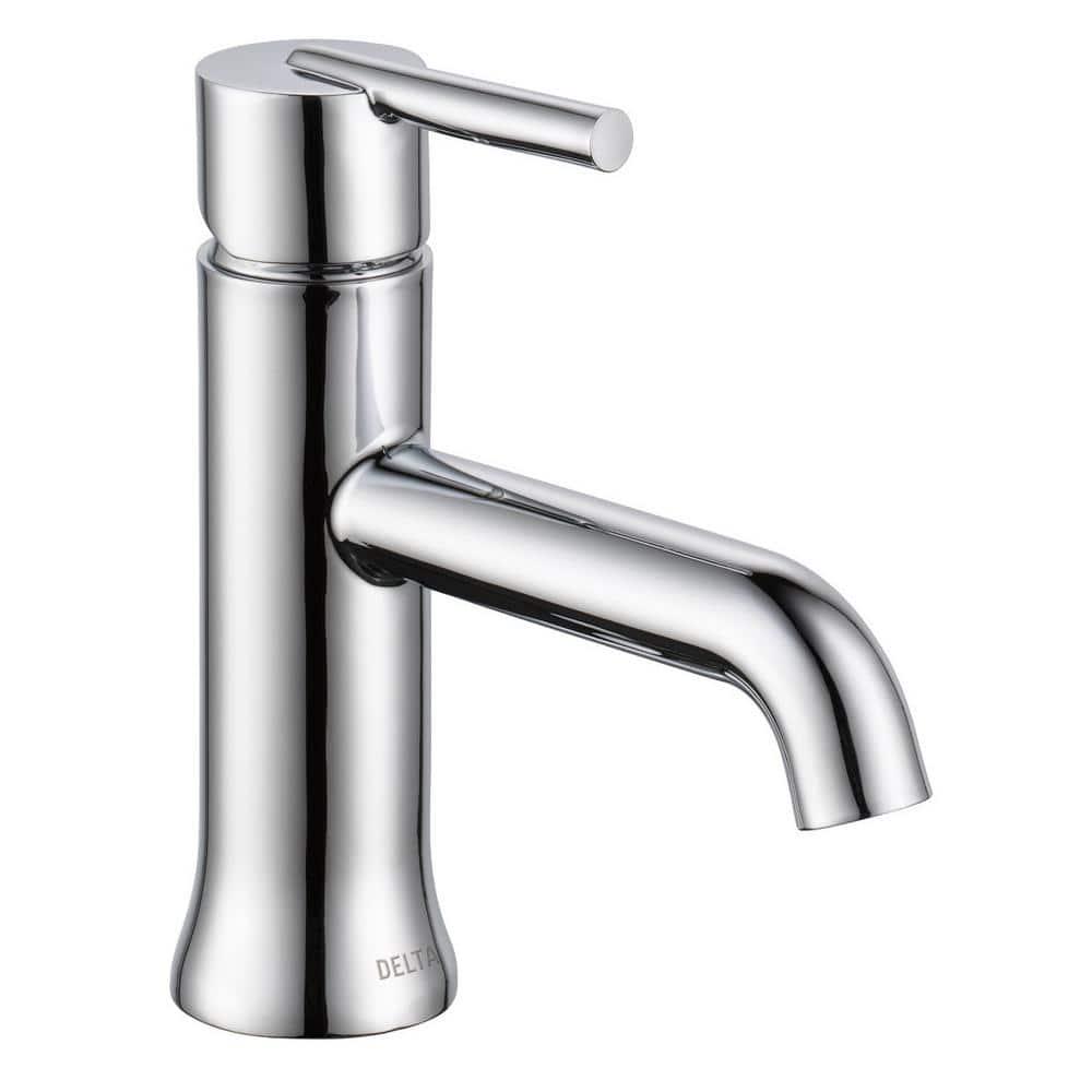 Delta Trinsic Single Hole SingleHandle Bathroom Faucet in Chrome