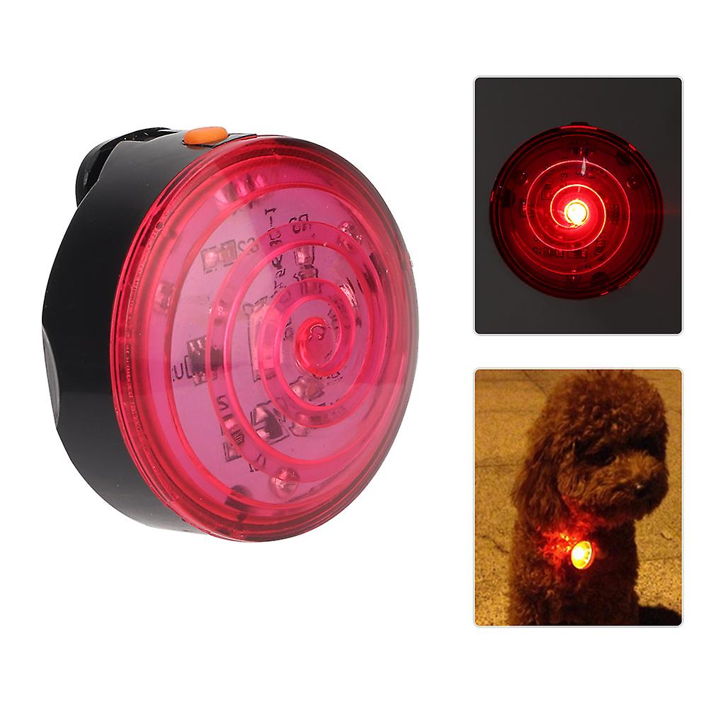 Waterproof Dog Led Pendant Clip On Collar Light For Pets Dog Cat Safety Night Walking Red