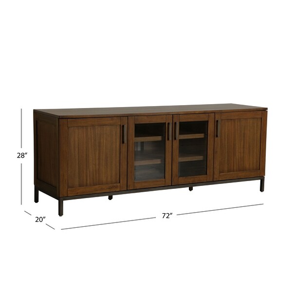 Abbyson Marty 72 Inch Wood Media Console - 72 Inch