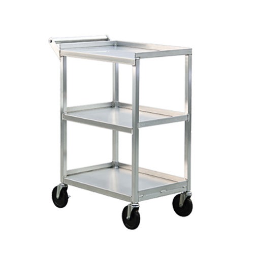 Bussing Cart， Open Design， (3) Solid Shelves