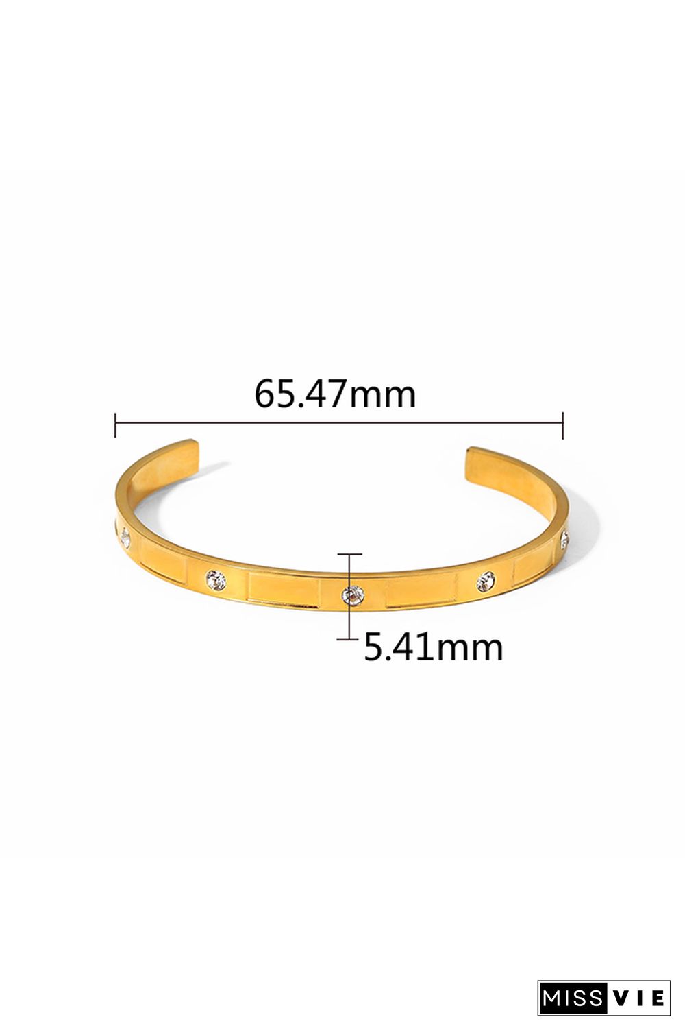 Gold Titanium Steel Bracelet MOQ 5pcs