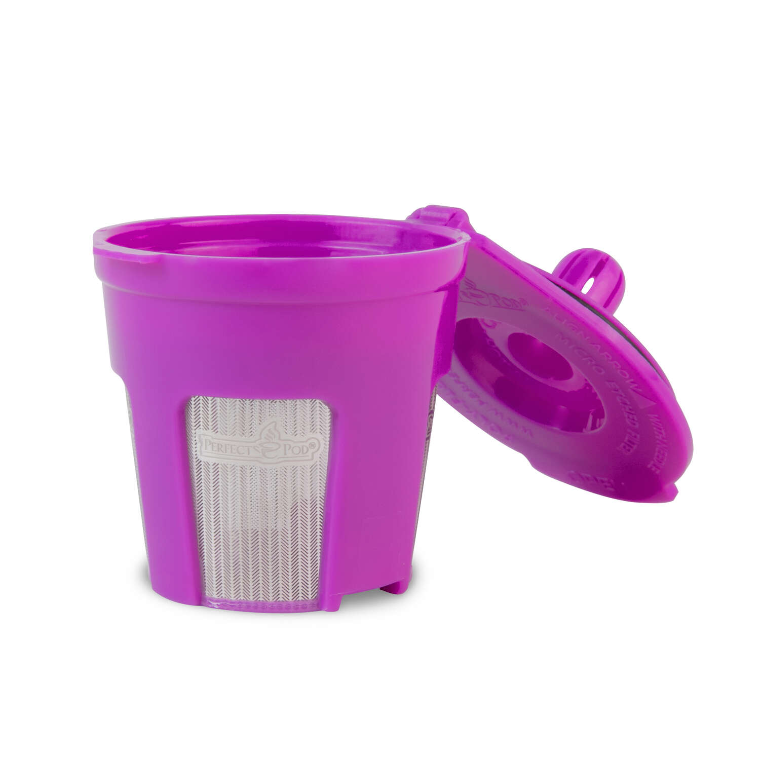 Perfect Pod Cafe-Fill Deluxe 1 cups Purple K Cup Reusable Coffee Filter 1 pk