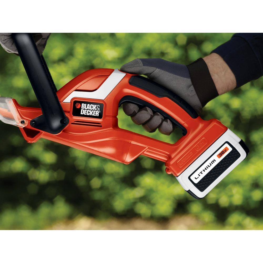 BLACK+DECKER 40V MAX Cordless Battery Powered Hedge Trimmer (Tool Only) LHT2436B