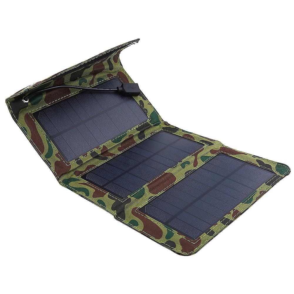 5w 5v Waterproof Foldable Portable Solar Panel Charger Outdoor Mobile Power Bank Usb