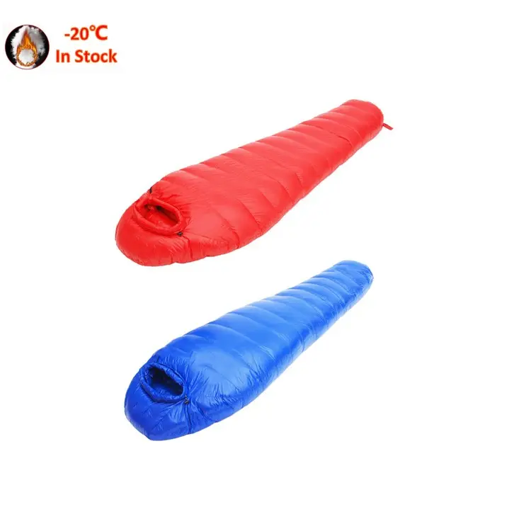 2023 winter Hot Sell light Cotton Down cheap human shape camping sleeping bag