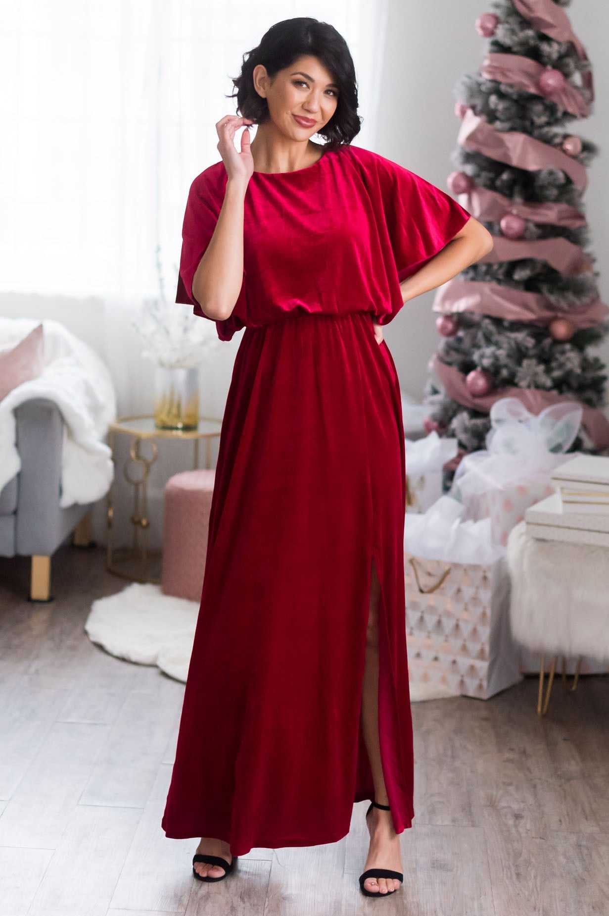 The Joy Evening Out Velvet Gown