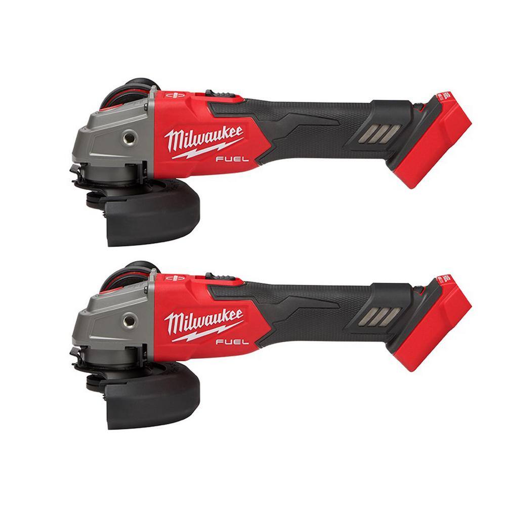 MW M18 FUEL 18-Volt Lithium-Ion Brushless Cordless 4-12 in.5 in. Grinder with Variable Speed  Slide Switch (2-Piece) 2889-20-2889-20