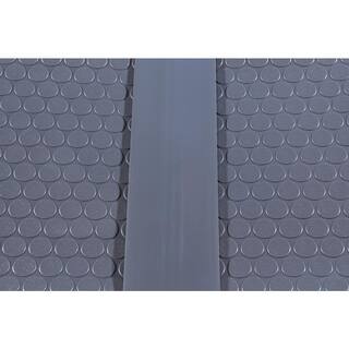 G-Floor 25 ft. Length Slate Grey Mat Center Trim GFCENTER25SG