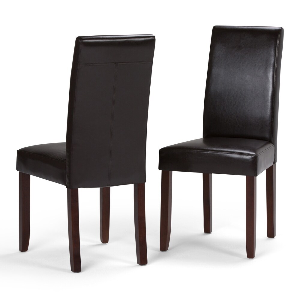 WYNDENHALL Normandy Transitional Parson Dining Chair (Set of 2)   18.1\