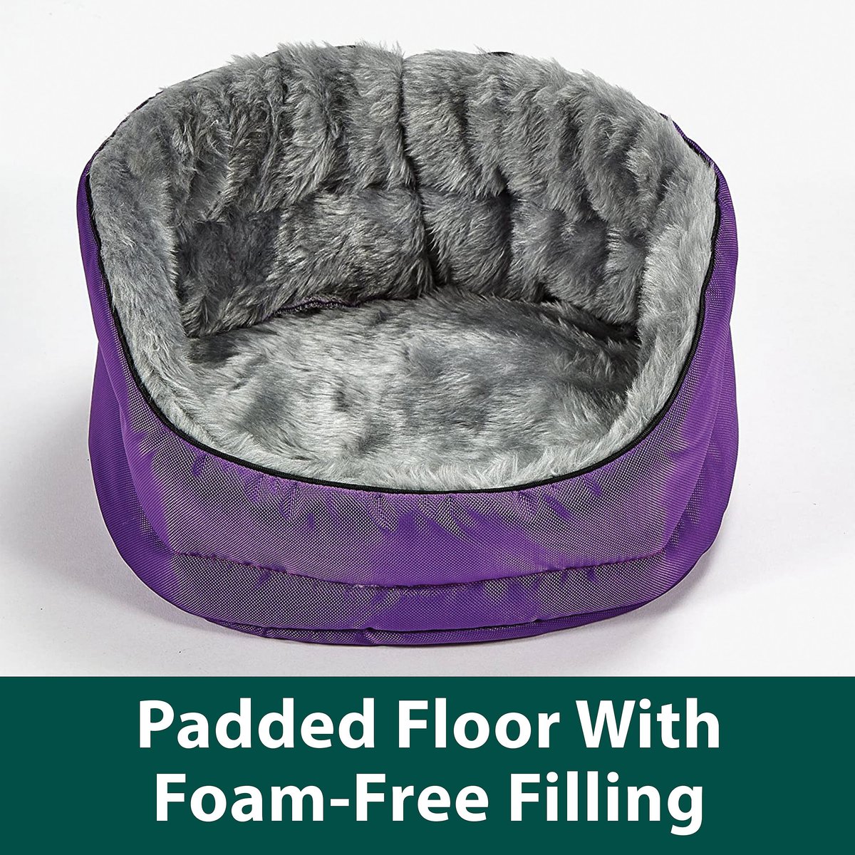 Kaytee Cuddle-E-Cup Plush Small Animal Bed， Color Varies