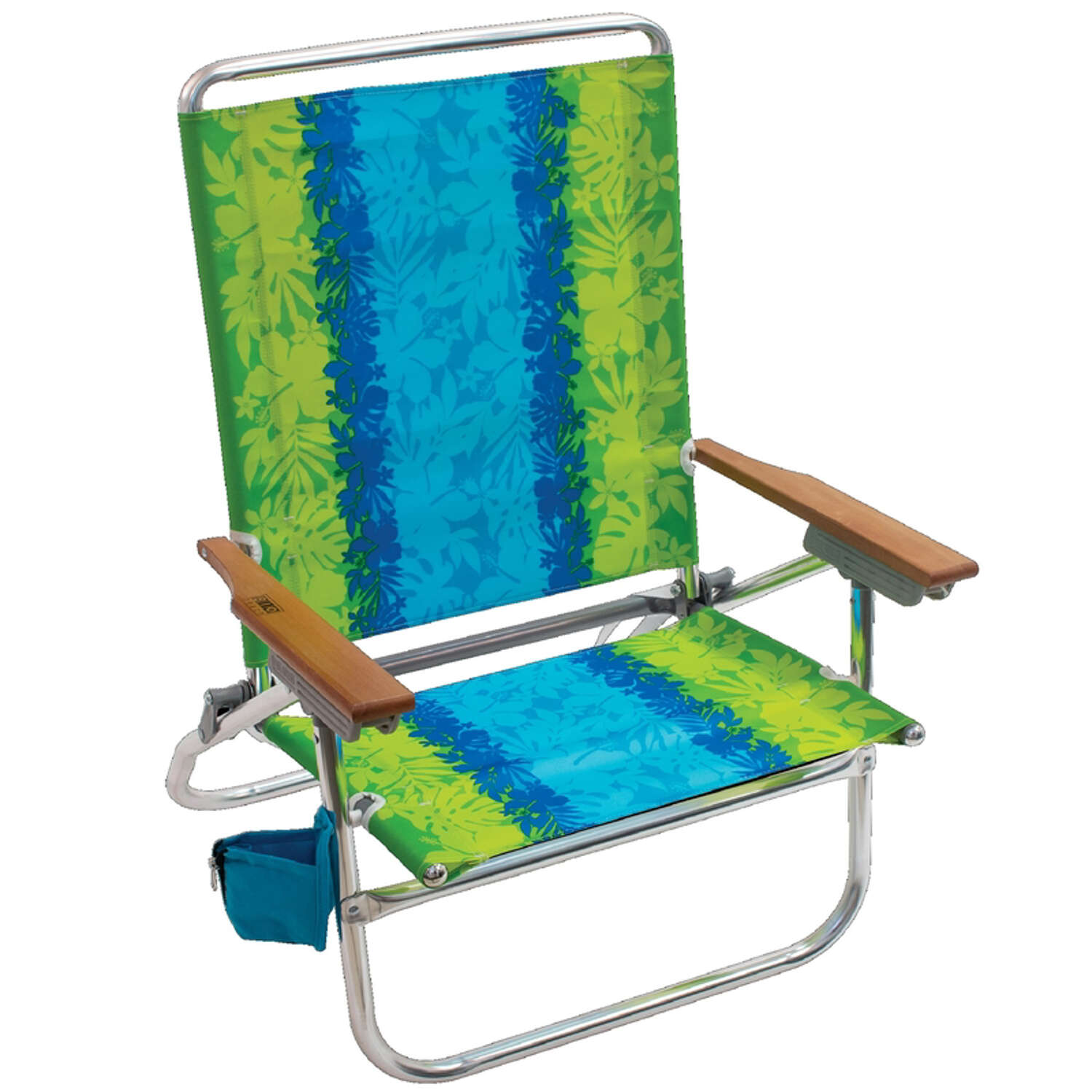 Rio Brands Easy In-Easy Out 4-Position Assorted Beach Folding Chair