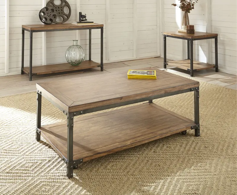 Lantana Honey Brown Coffee Table