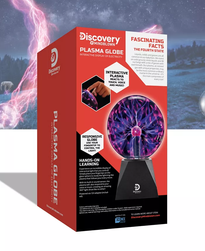 Discovery #MINDBLOWN Plasma Globe  Interactive Display of Electricity